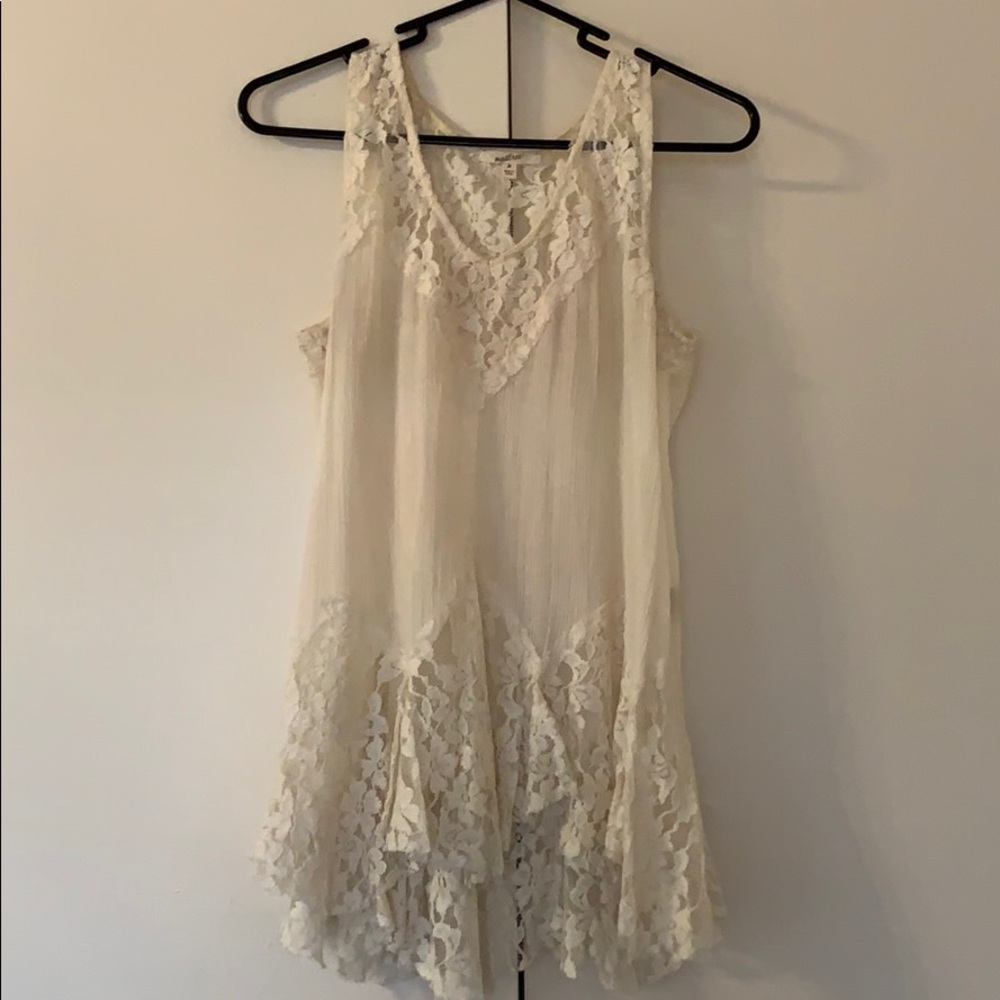 Lace tank top